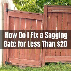 How to Fix a Sagging Gate with a Turnbuckle